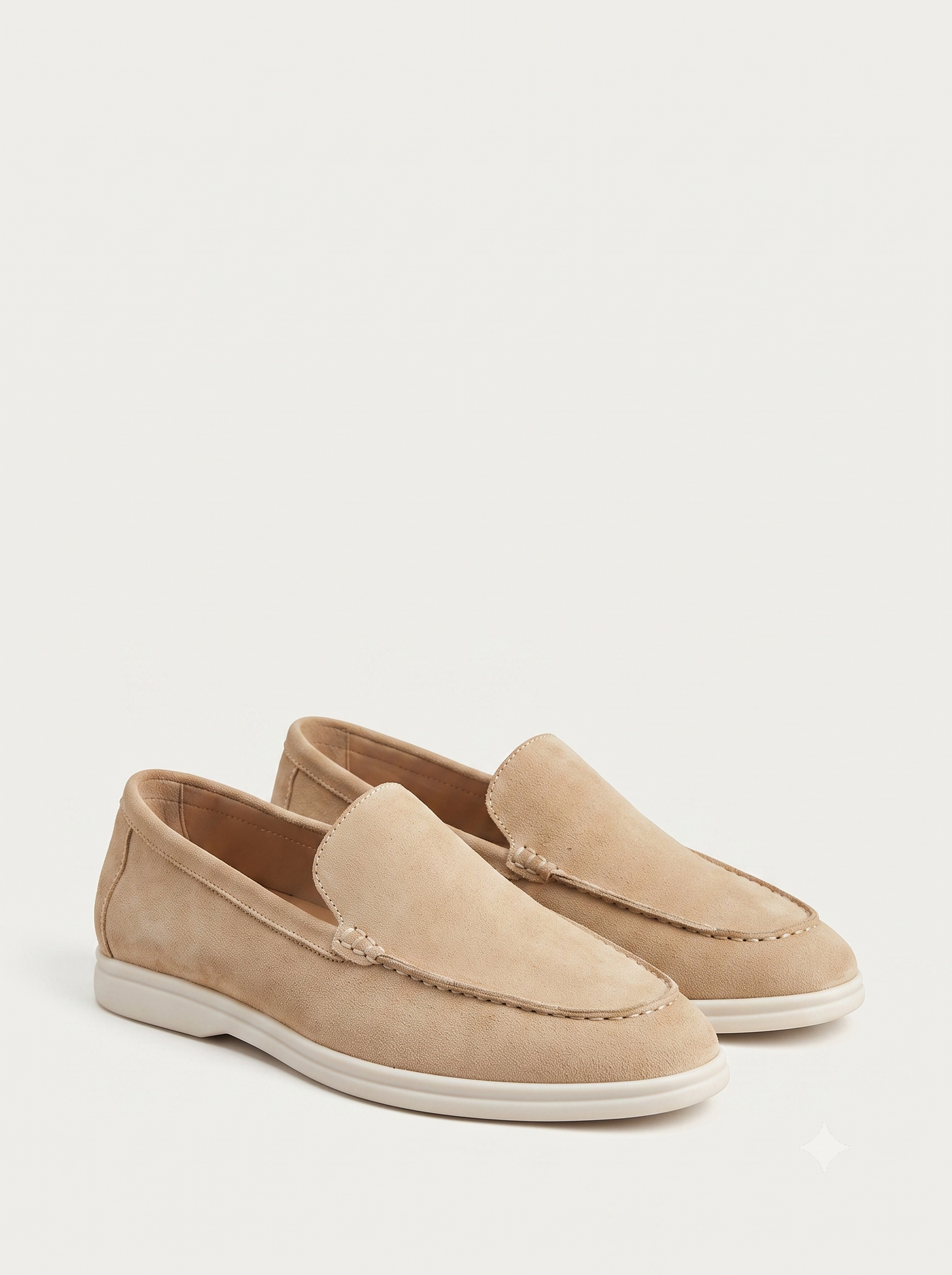 Velour Loafer Beige