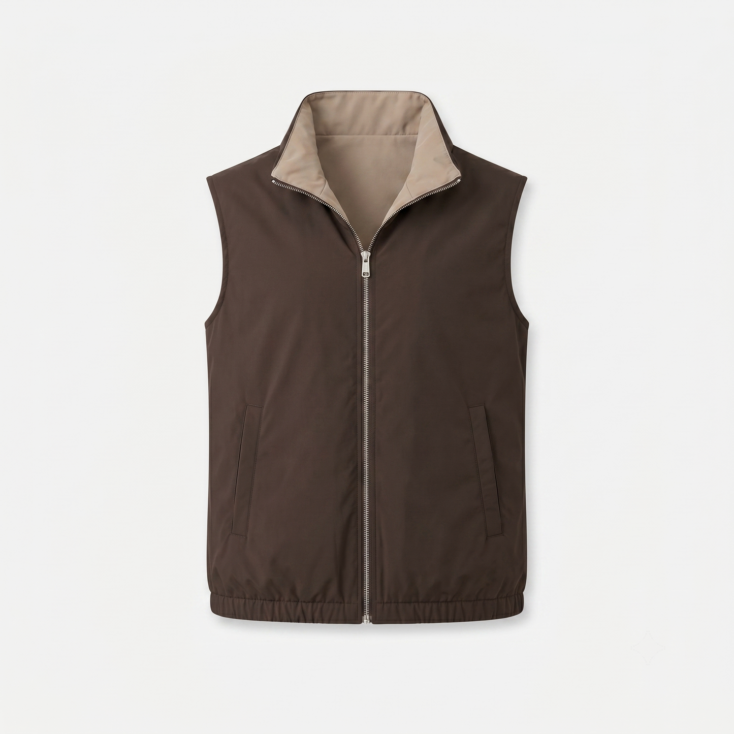 Marbenio's Brown Reversible Gilet