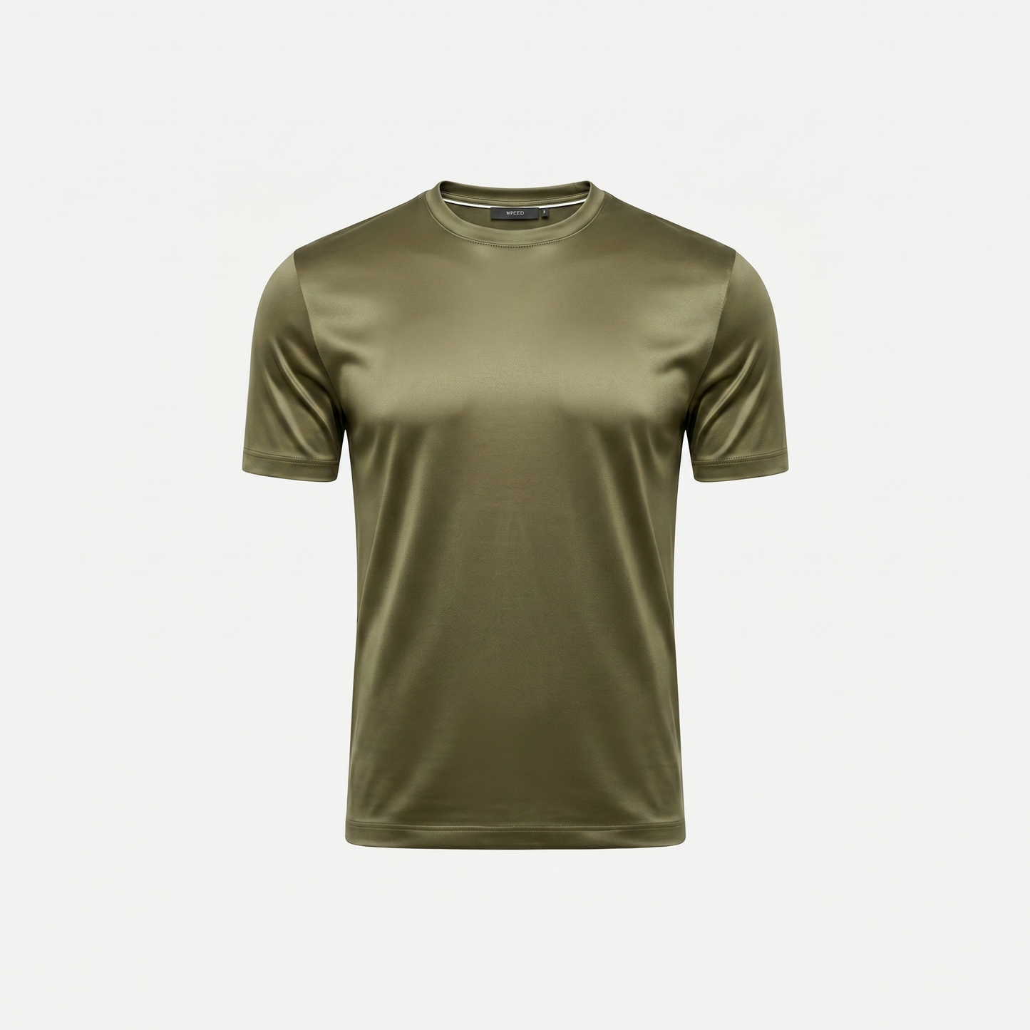 Marbenio's Olive Green Shiny T-Shirt