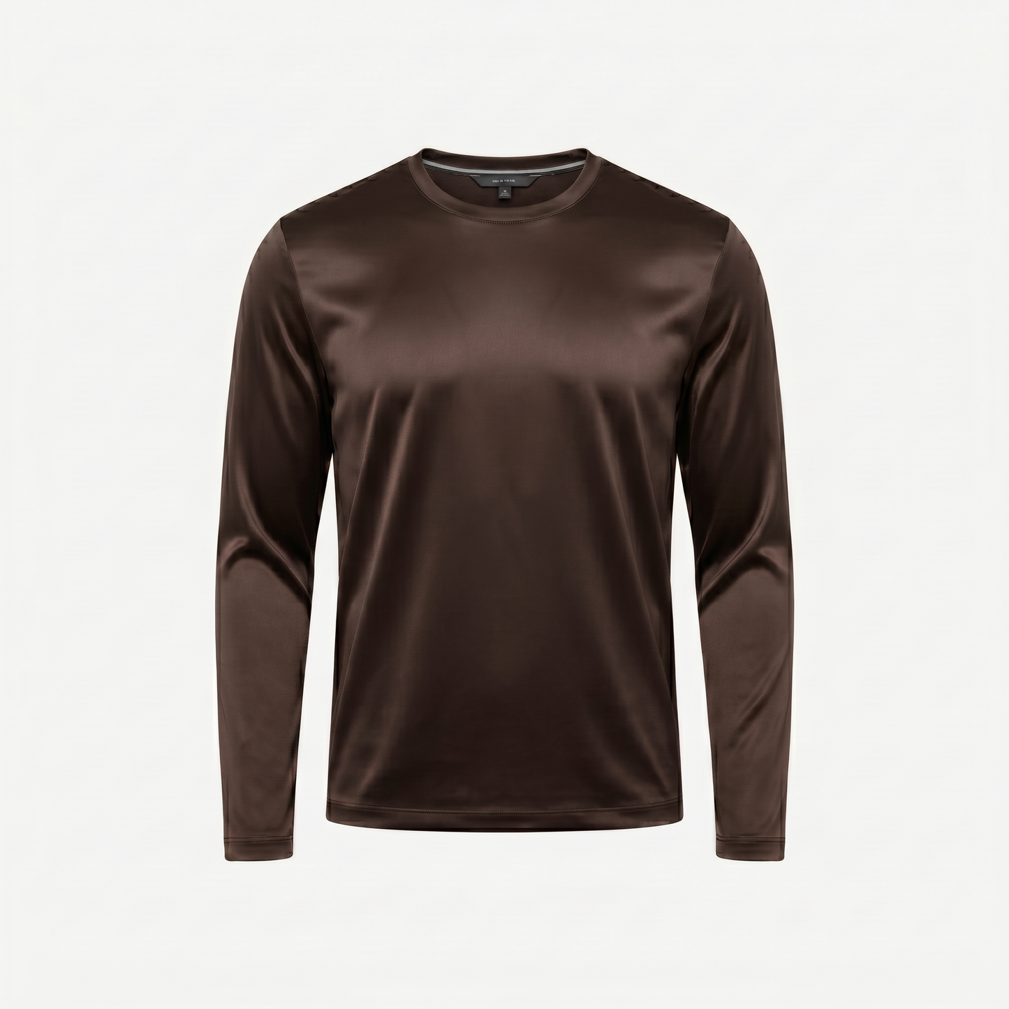 Marbenio's Brown Shiny Longsleeve