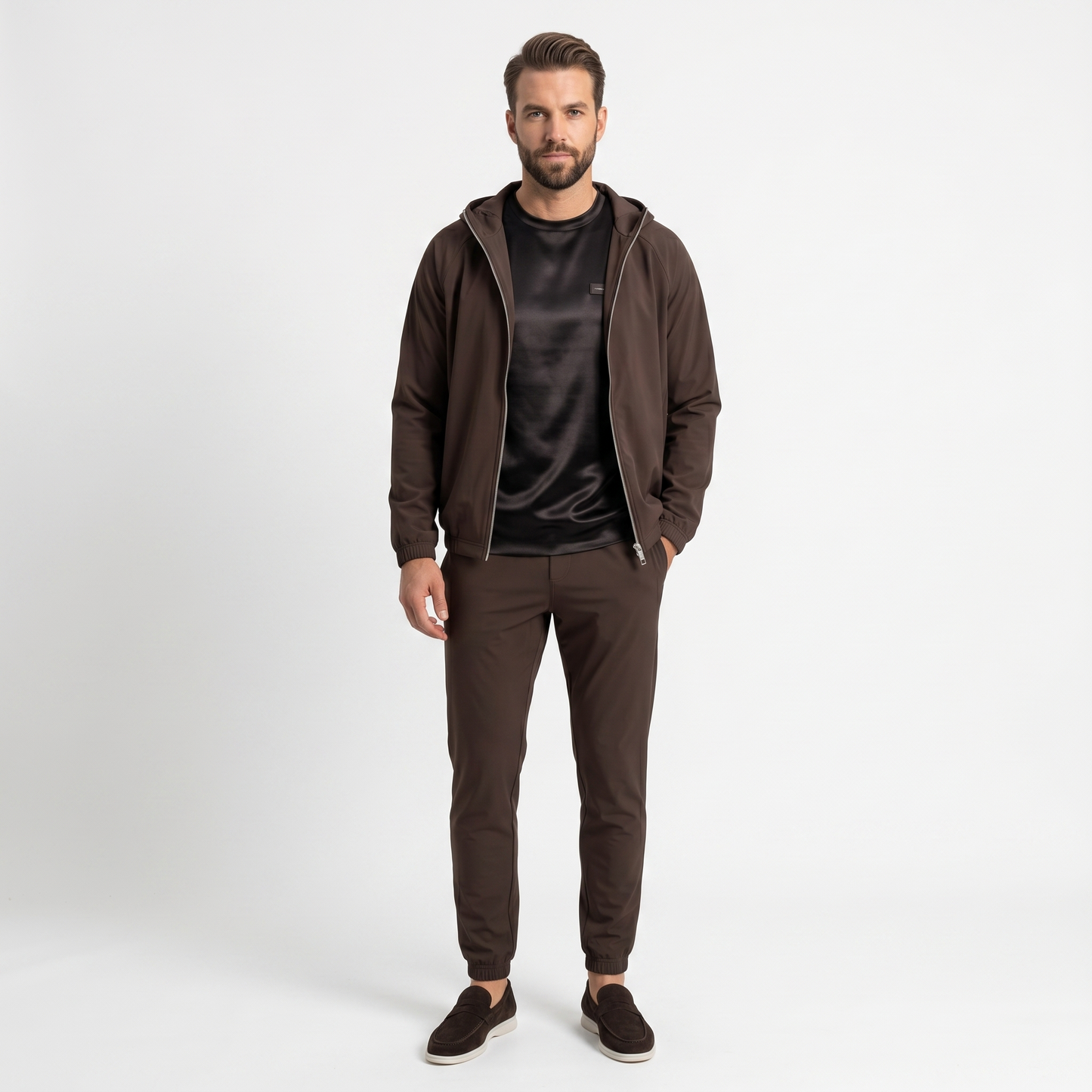 Marbenio's Brown Hooded Tech Set
