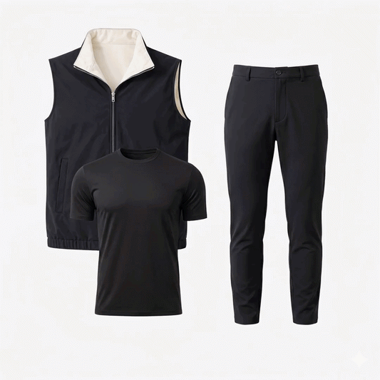 Marbenio’s Triple Black Gilet Bundle