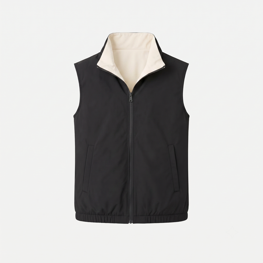 Marbenio's Black Reversible Gilet