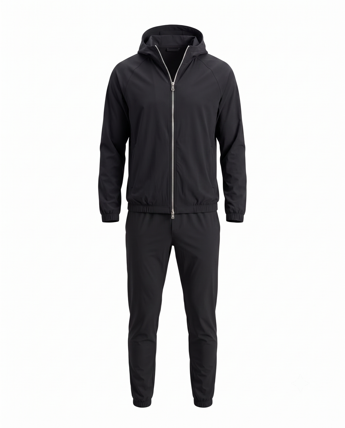 Marbenio's Black Hooded Tech Set – front view