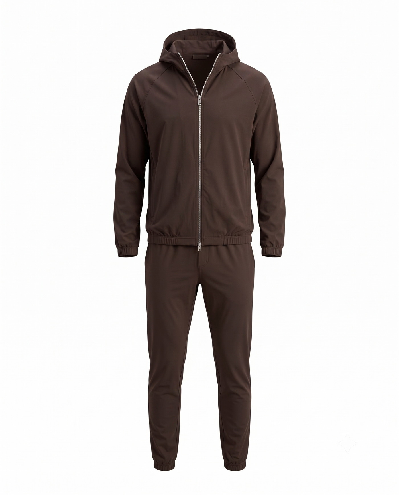 Marbenio's Brown Hooded Tech Set – front view