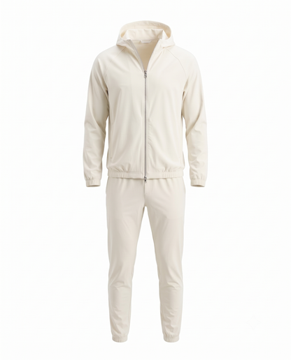 Marbenio's Beige Hooded Tech Set
