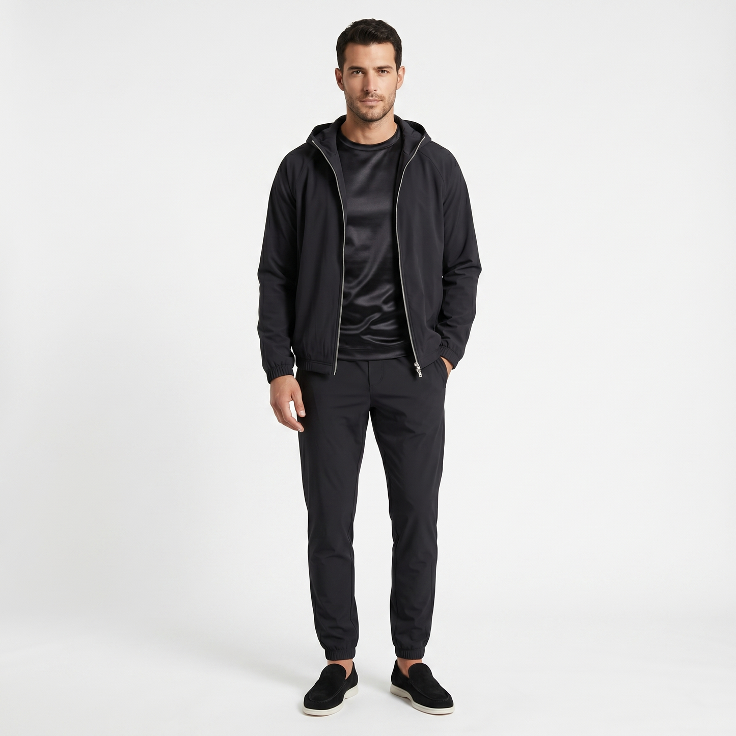 Marbenio's Black Hooded Tech Set