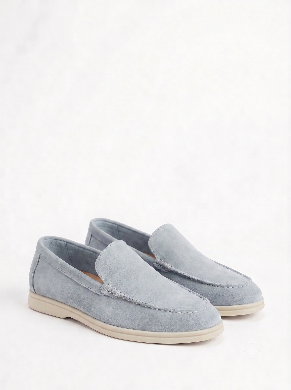 Velour Loafer Sky Blue