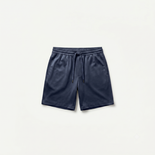 Marbenio's Navy Shiny Shorts