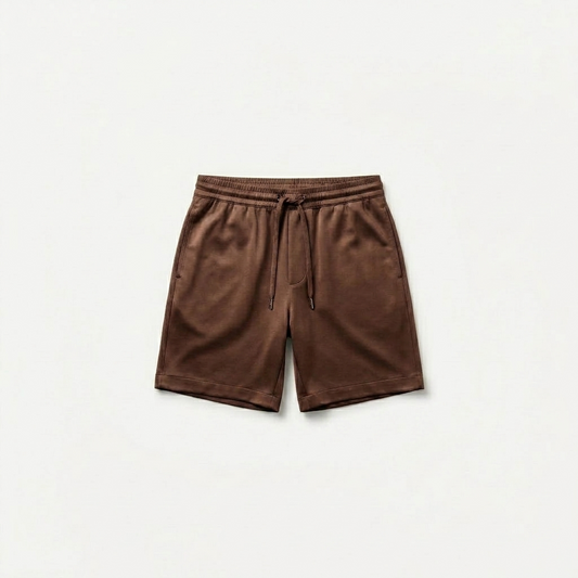 Marbenio's Brown Shiny Shorts