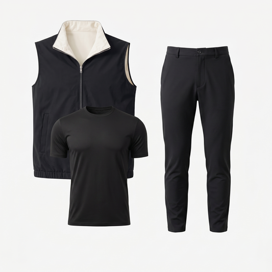 Marbenio’s Triple Black Gilet Bundle