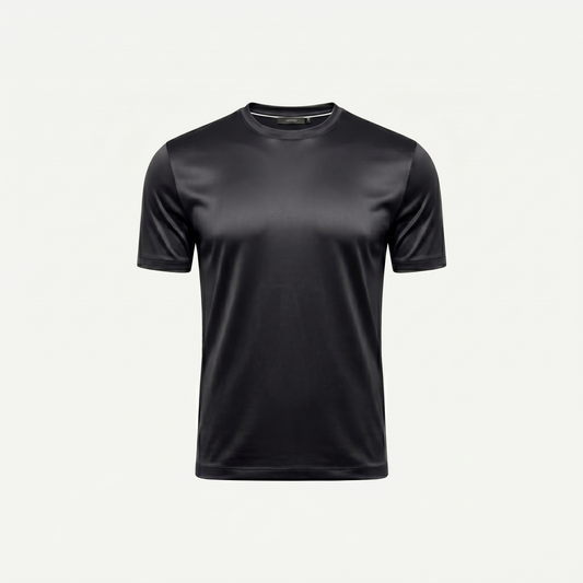 Marbenio's Black Shiny T-Shirt
