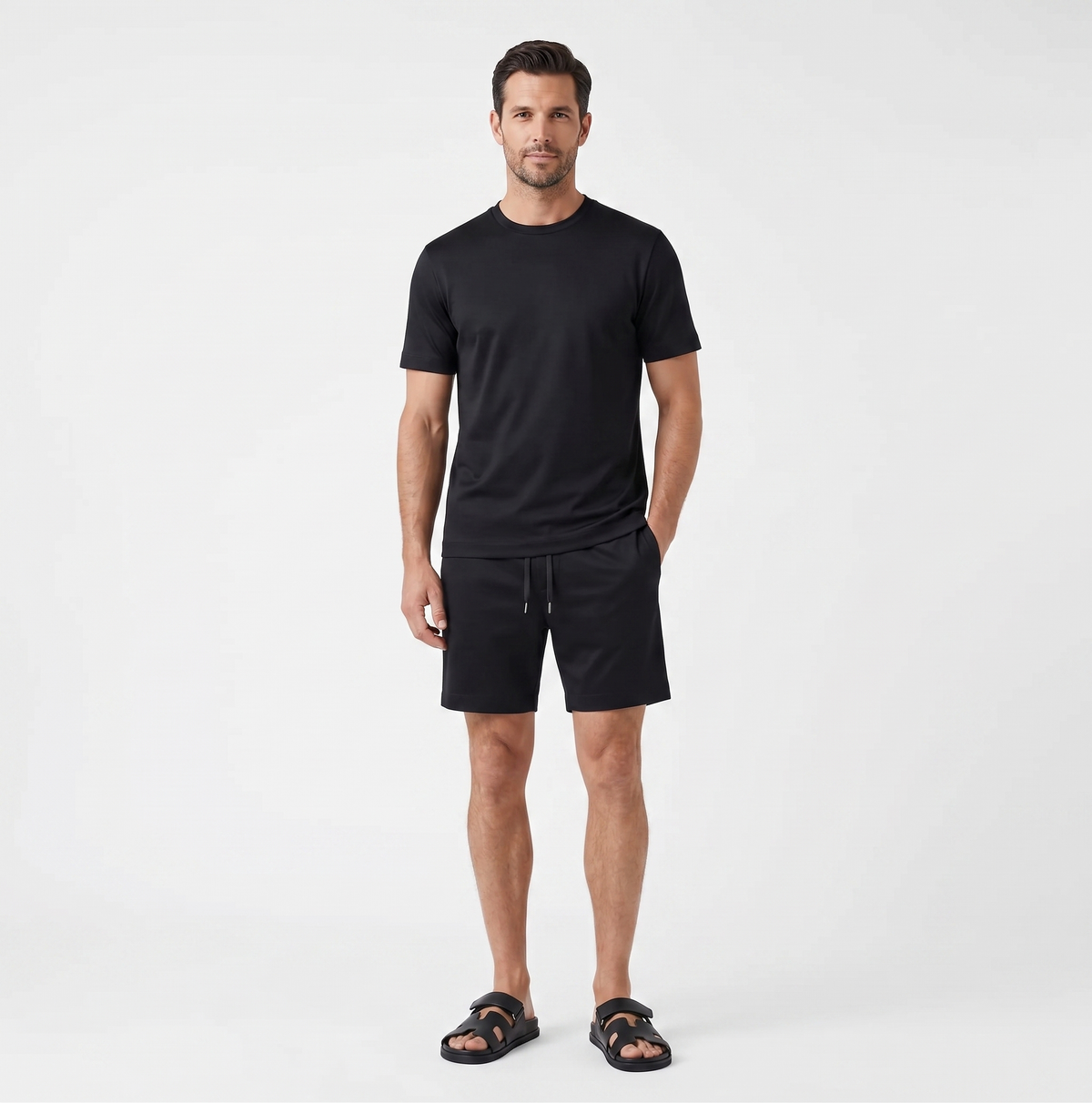 Saint-Tropez Black Summer Set – reverse side