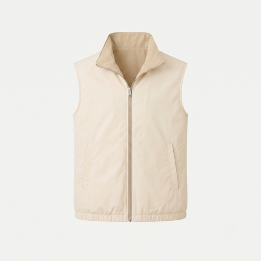 Marbenio's Beige Reversible Gilet