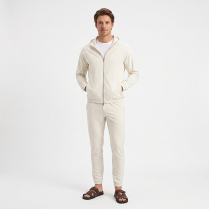 Marbenio's Beige Hooded Tech Set