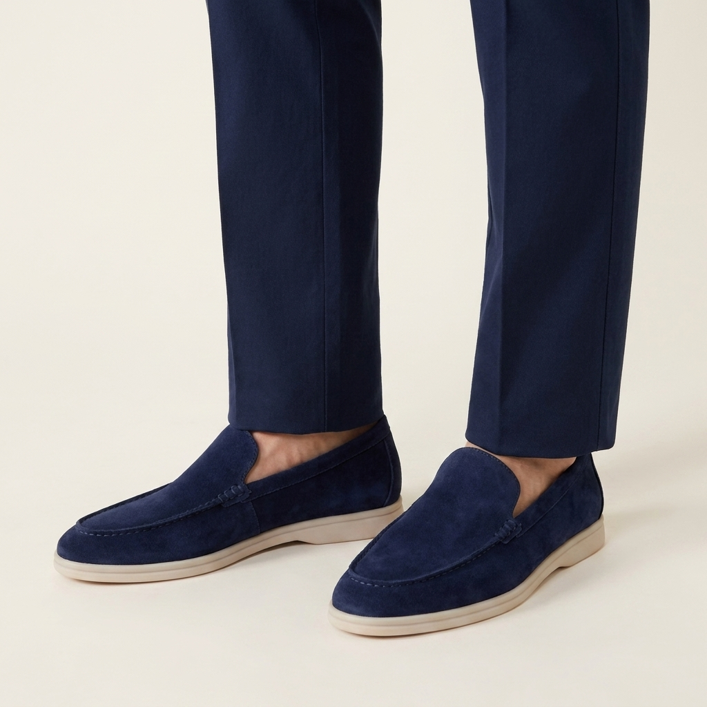 Velour Loafer Navy