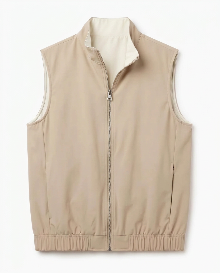 Reversible Gilet Beige