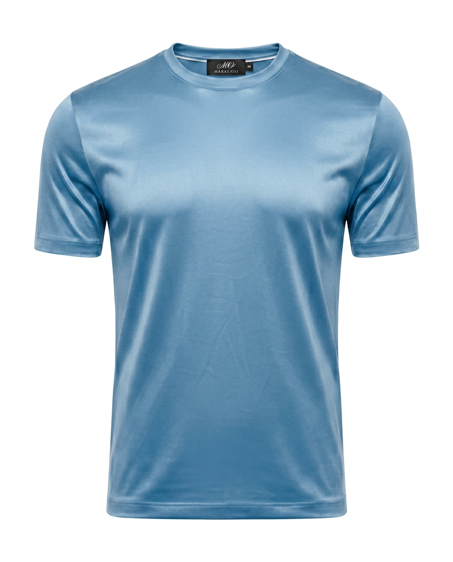 Silk Touch T-Shirt Sky Blue