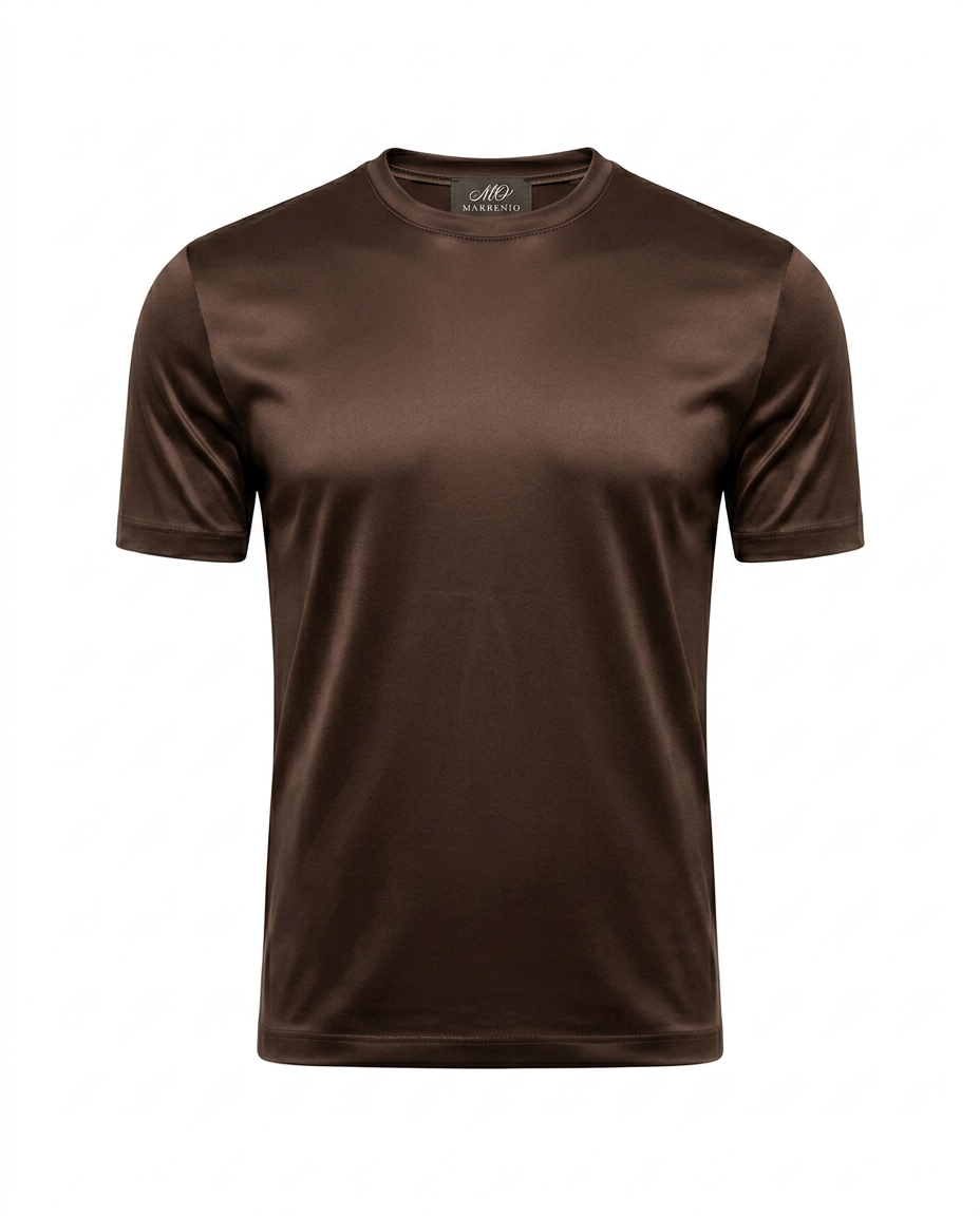 Silk Touch T-Shirt Brown