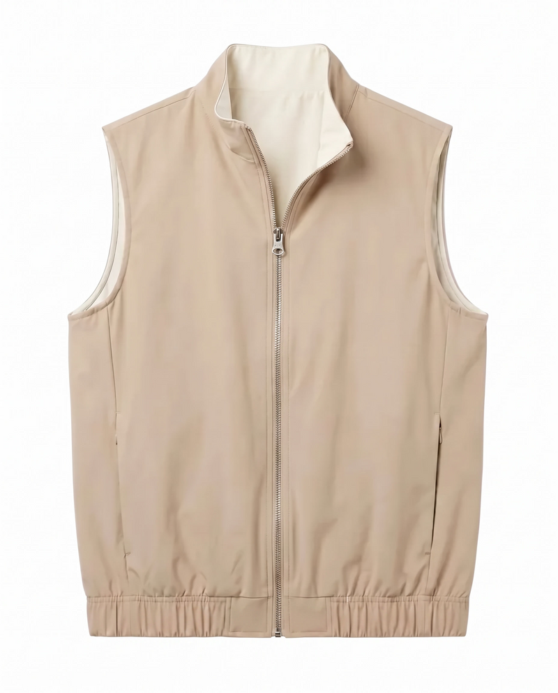 Reversible Gilet Beige
