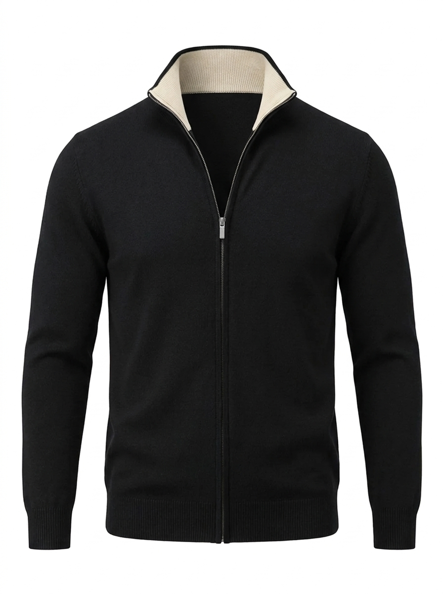 Cotton Cardigan Black