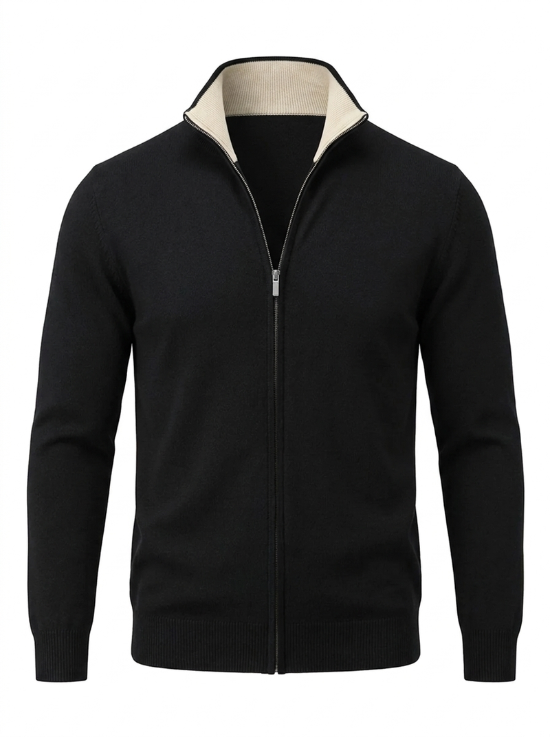 Cotton Cardigan Black
