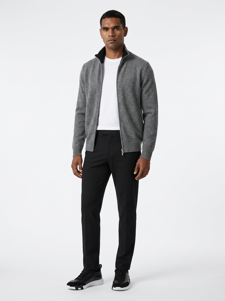 Cotton Cardigan Grey