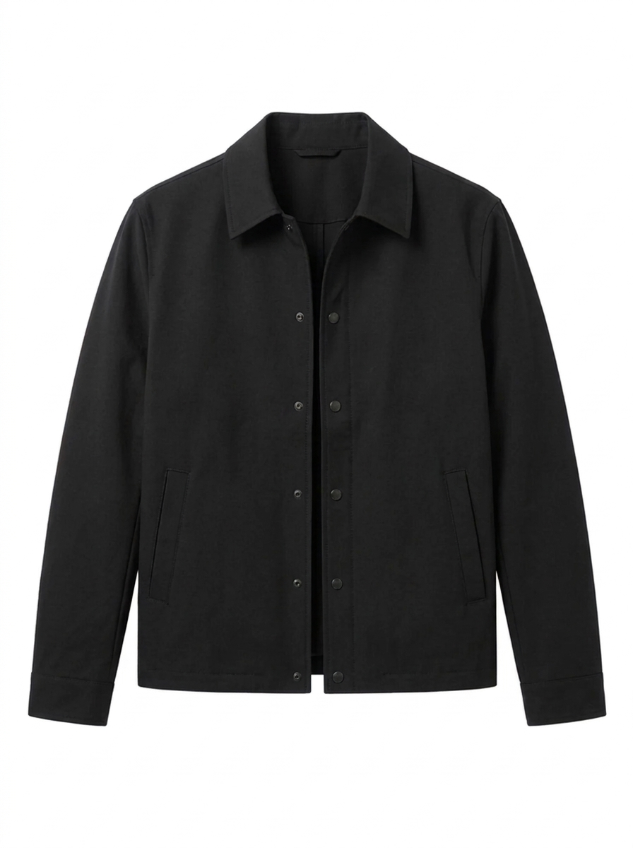 Lightweight Coach Jacket Black