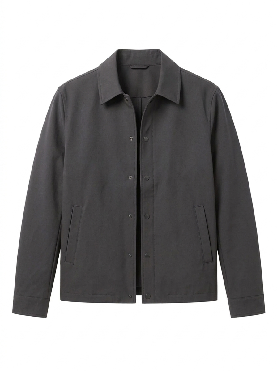 Lightweight Coach Jacket Grey