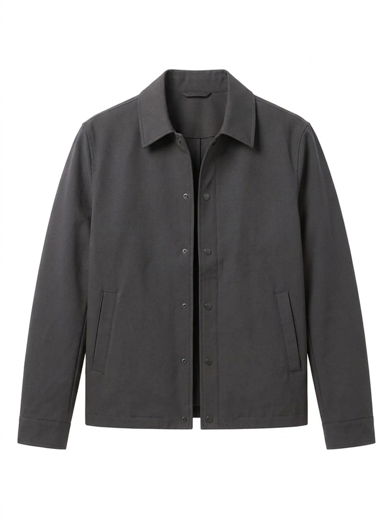 Lightweight Coach Jacket Grey