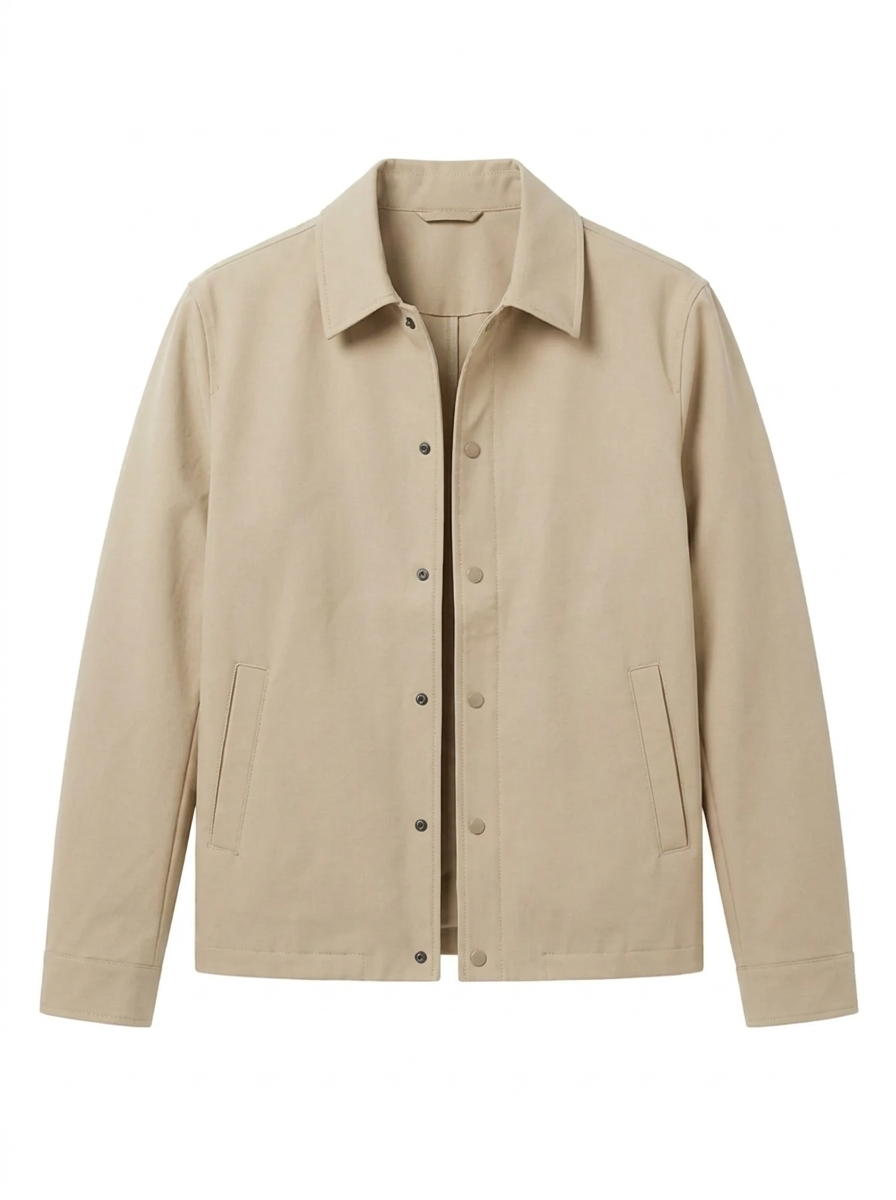 Lightweight Coach Jacket Beige