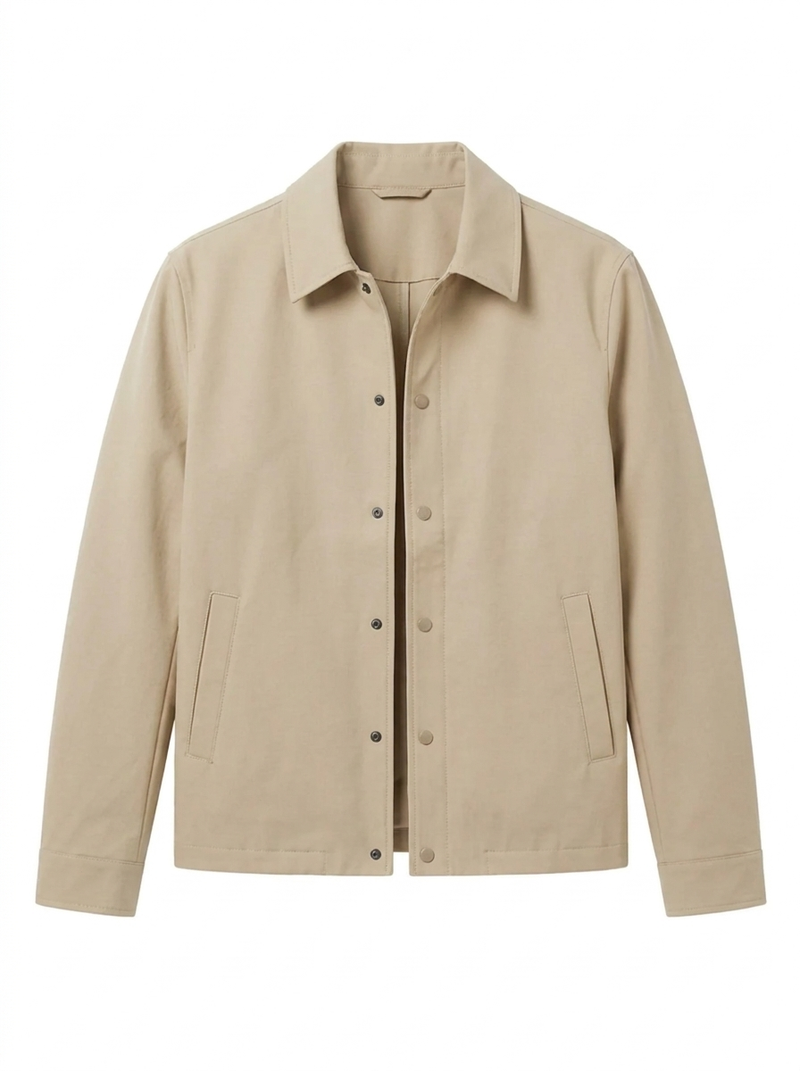 Lightweight Coach Jacket Beige