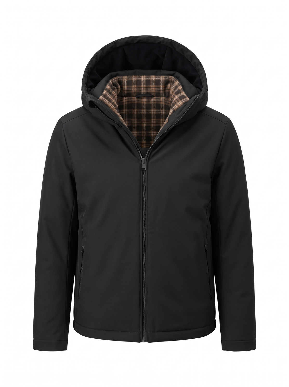 Softshell Hood Jacket Black