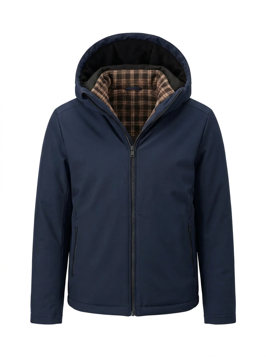 Softshell Hood Jacket Navy