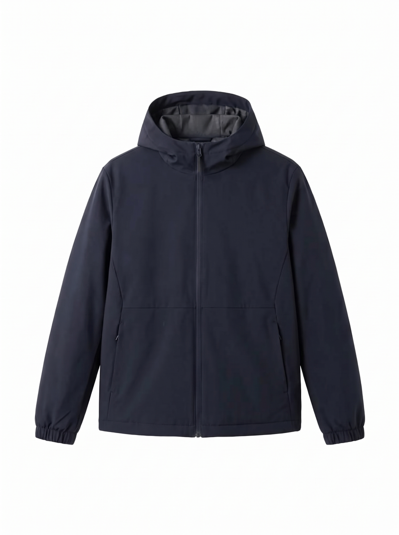 Hooded Wind Jacket Navy