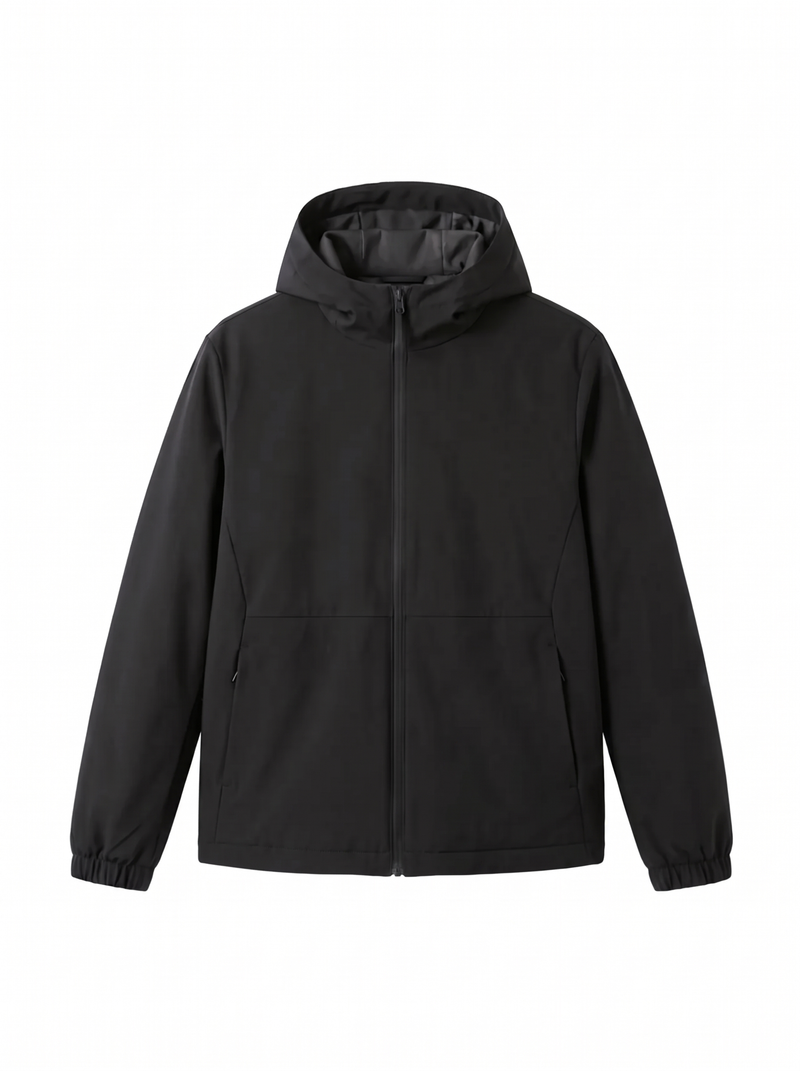 Hooded Wind Jacket Black