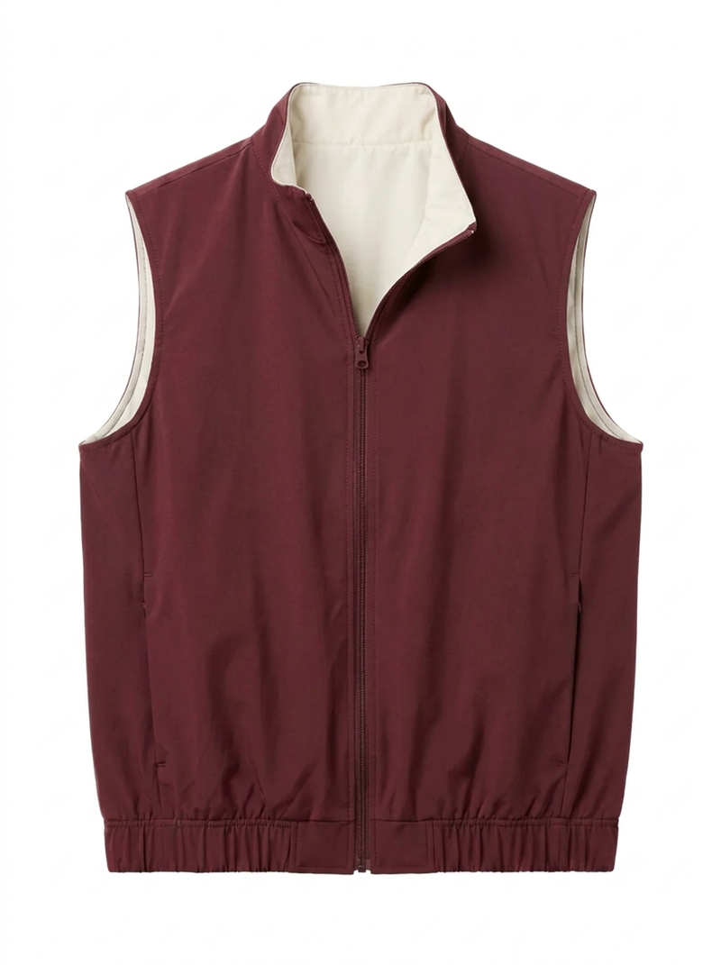Reversible Gilet Bordeaux