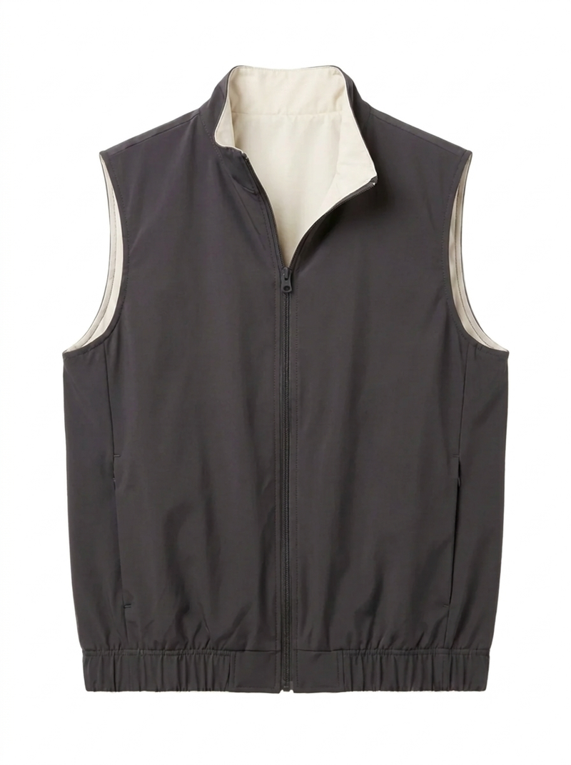 Reversible Gilet Grey